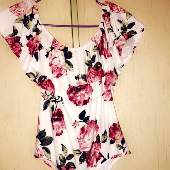 Flower Bodysuit (L) - Picture 1 of 1